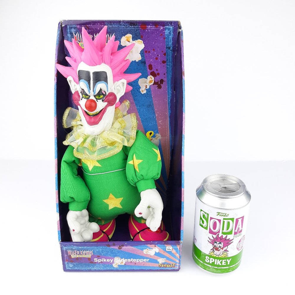 Spikey Sidestepper Killer Klowns From Outer Space & Funko Soda Spikey Figure